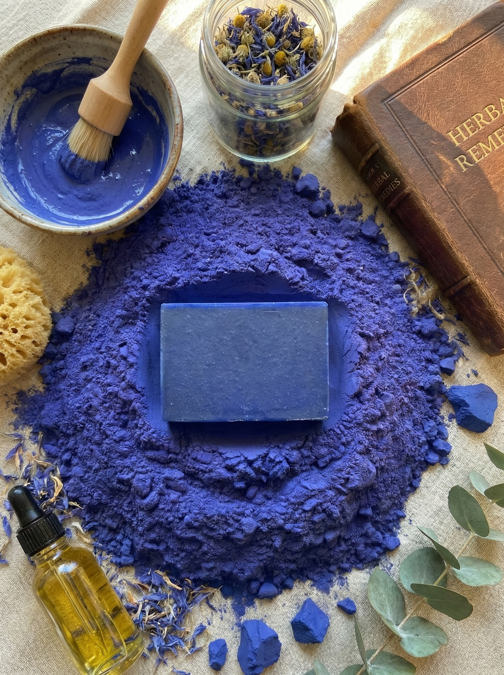 Moroccan Nila Powder Facial Bar - 30 gm