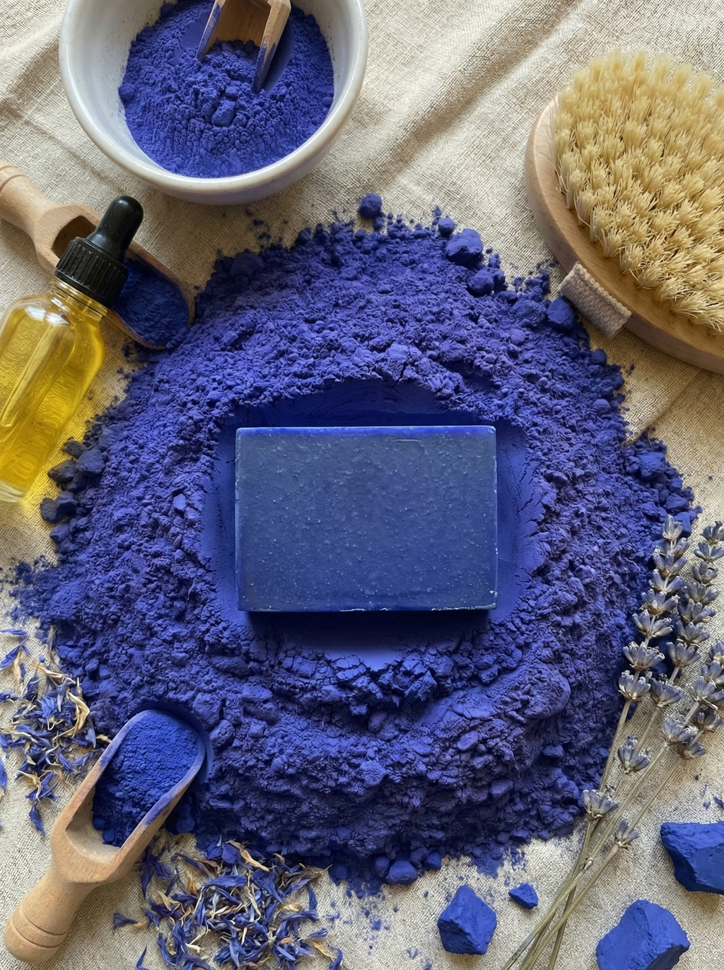 Moroccan Nila Powder Facial Bar - 30 gm